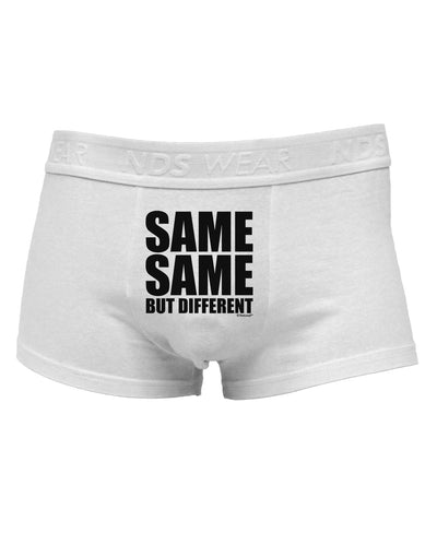 Same Same But DifferentMens Cotton Trunk Underwear-Men's Trunk Underwear-NDS Wear-White-Small-Davson Sales