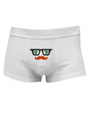 St. Patrick's Day Beer Glasses Design Mens Cotton Trunk Underwear by TooLoud-Men's Trunk Underwear-TooLoud-White-Small-Davson Sales