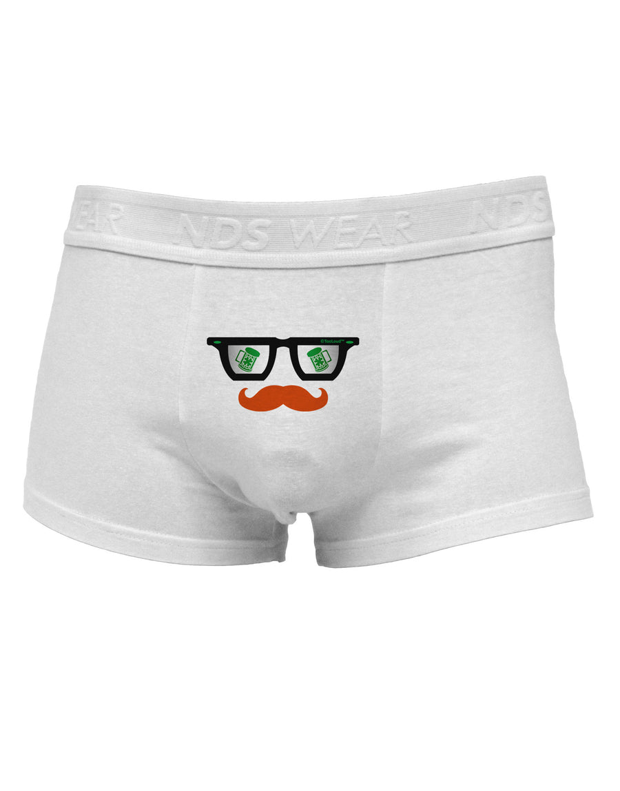 St. Patrick's Day Beer Glasses Design Mens Cotton Trunk Underwear by TooLoud-Men's Trunk Underwear-TooLoud-White-Small-Davson Sales