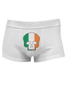 Skull Flag Ireland Mens Cotton Trunk Underwear-Men's Trunk Underwear-NDS Wear-White-Small-Davson Sales