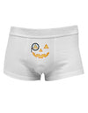 Monocle Jack-o-Lantern Color Mens Cotton Trunk Underwear-Men's Trunk Underwear-NDS Wear-White-Small-Davson Sales