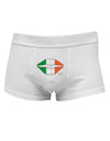 Irish Flag Kiss Mens Cotton Trunk Underwear by TooLoud-Men's Trunk Underwear-TooLoud-White-Small-Davson Sales