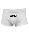 Big Black MustacheMens Cotton Trunk Underwear-Men's Trunk Underwear-NDS Wear-White-Small-Davson Sales