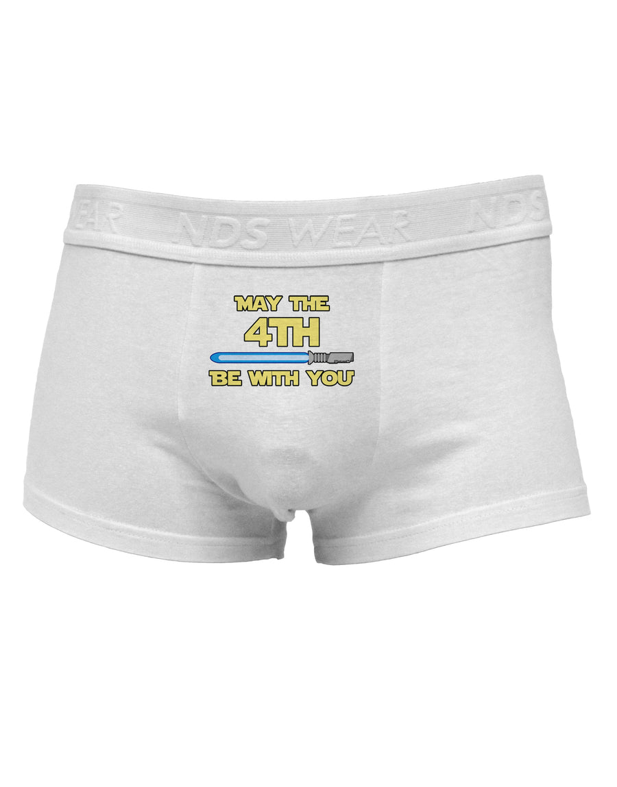 4th Be With You Beam Sword 2 Mens Cotton Trunk Underwear-Men's Trunk Underwear-NDS Wear-White-Small-Davson Sales
