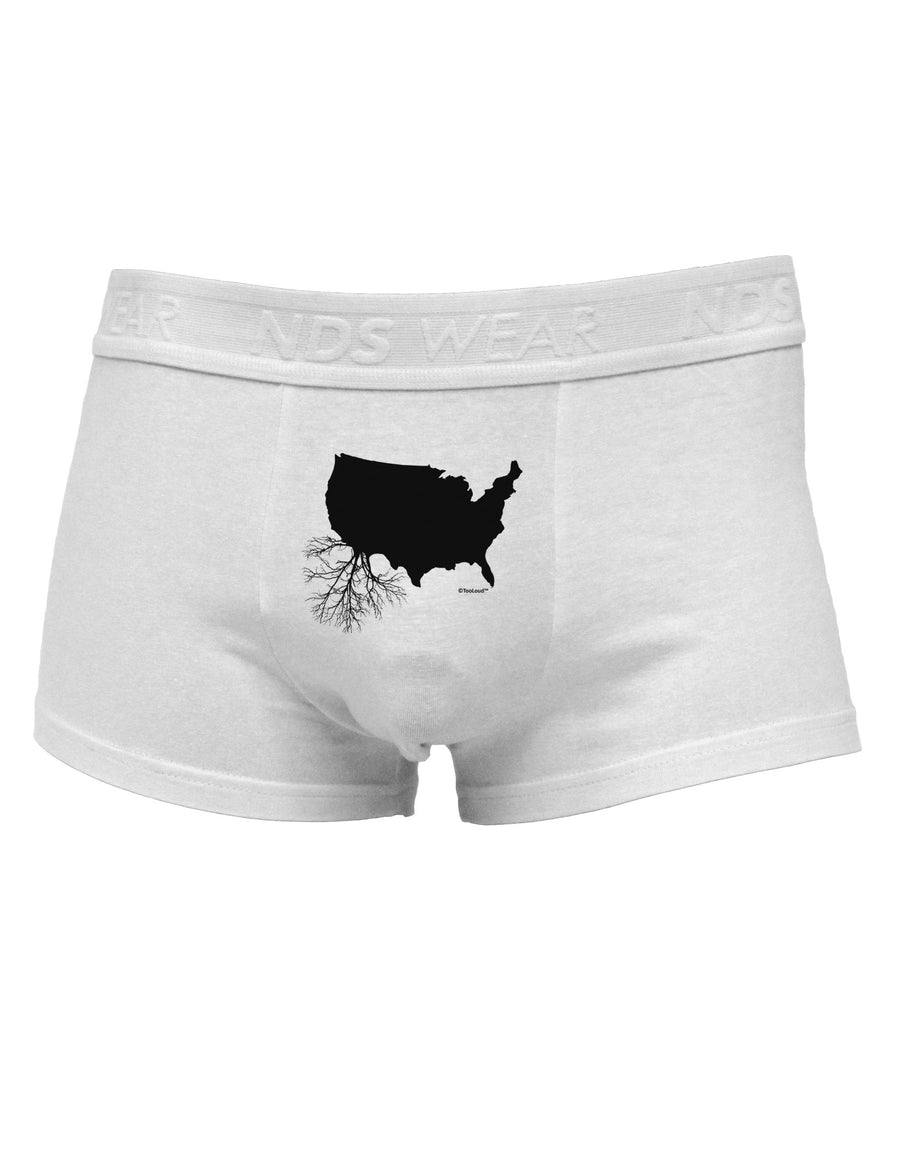 American Roots Design Mens Cotton Trunk Underwear by TooLoud-Men's Trunk Underwear-NDS Wear-White-Small-Davson Sales