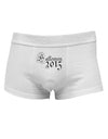 Halloween 2015 Script Distressed Mens Cotton Trunk Underwear-Men's Trunk Underwear-NDS Wear-White-Small-Davson Sales