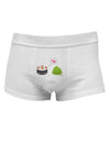 Cute Sushi and Wasabi LoveMens Cotton Trunk Underwear by TooLoud-Men's Trunk Underwear-TooLoud-White-Small-Davson Sales