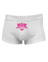 Lotus Flower Design GradientMens Cotton Trunk Underwear by TooLoud-Men's Trunk Underwear-NDS Wear-White-Small-Davson Sales