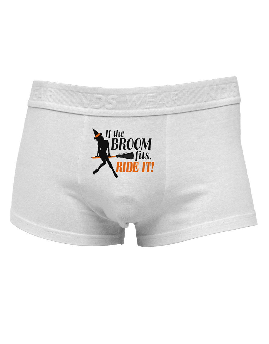 Ride It Orange Mens Cotton Trunk Underwear-Men's Trunk Underwear-NDS Wear-White-Small-Davson Sales