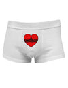 Black Lace Panty Heart Mens Cotton Trunk Underwear-Men's Trunk Underwear-NDS Wear-White-Small-Davson Sales