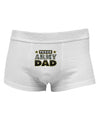 Proud Army Dad Mens Cotton Trunk Underwear-Men's Trunk Underwear-NDS Wear-White-Small-Davson Sales