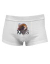 Majestic Aries Picture Mens Cotton Trunk Underwear-Men's Trunk Underwear-NDS Wear-White-Small-Davson Sales