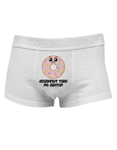 Doughnut - Doughnut Take Me LightlyMens Cotton Trunk Underwear by TooLoud-Men's Trunk Underwear-NDS Wear-White-Small-Davson Sales