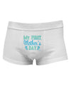 My First Mother's Day - Baby Feet - Blue Mens Cotton Trunk Underwear by TooLoud-Men's Trunk Underwear-NDS Wear-White-Small-Davson Sales