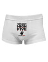 High Five In The Face Mens Cotton Trunk Underwear-Men's Trunk Underwear-NDS Wear-White-Small-Davson Sales