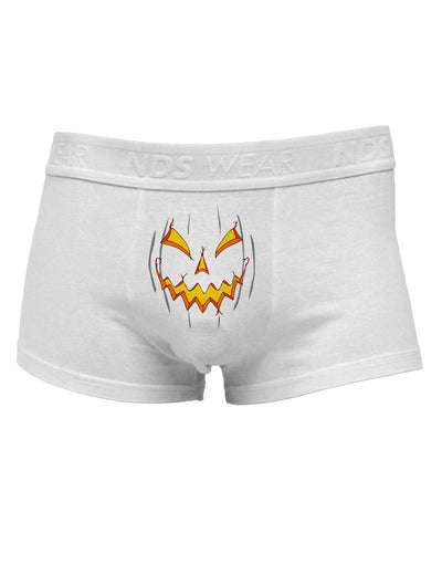 Scary Glow Evil Jack O Lantern Pumpkin Mens Cotton Trunk Underwear-Men's Trunk Underwear-TooLoud-White-Small-Davson Sales