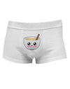 Cute Egg Nog Design - Mens Cotton Trunk Underwear by TooLoud-Men's Trunk Underwear-NDS Wear-White-Small-Davson Sales