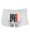 California Republic Design - California Red Star and BearMens Cotton Trunk Underwear by TooLoud-Men's Trunk Underwear-NDS Wear-White-Small-Davson Sales