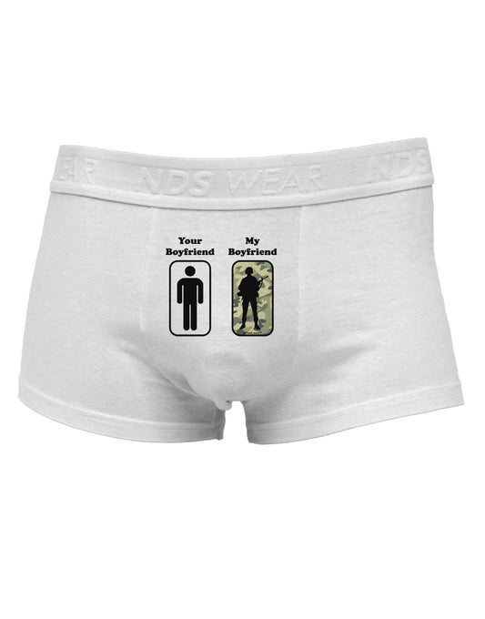 Your Boyfriend My Boyfriend Mens Cotton Trunk Underwear-Men's Trunk Underwear-NDS Wear-White-Small-Davson Sales