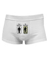 Your Boyfriend My Boyfriend Mens Cotton Trunk Underwear-Men's Trunk Underwear-NDS Wear-White-Small-Davson Sales