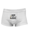 Beer Is My Spirit Animal Mens Cotton Trunk Underwear-Men's Trunk Underwear-NDS Wear-White-Small-Davson Sales