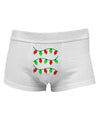 Christmas Lights Red and Green Mens Cotton Trunk Underwear-Men's Trunk Underwear-TooLoud-White-Small-Davson Sales