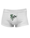 Jurassic Dinosaur Metallic - Silver Mens Cotton Trunk Underwear by TooLoud