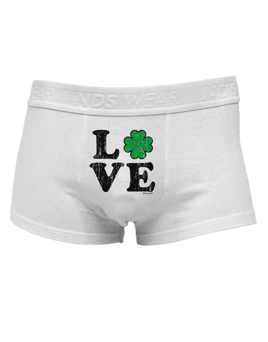 Irish Love - Distressed Mens Cotton Trunk Underwear by TooLoud-Men's Trunk Underwear-TooLoud-White-Small-Davson Sales