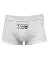 Eat Sleep Rave Mens Cotton Trunk Underwear by TooLoud-Men's Trunk Underwear-NDS Wear-White-Small-Davson Sales