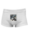 White Wolf Face Mens Cotton Trunk Underwear-Men's Trunk Underwear-NDS Wear-White-Small-Davson Sales