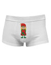 Cute Christmas Elf Girl Mens Cotton Trunk Underwear-Men's Trunk Underwear-TooLoud-White-Small-Davson Sales