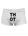 THOT Too Hot Mens Cotton Trunk Underwear-Men's Trunk Underwear-NDS Wear-White-Small-Davson Sales