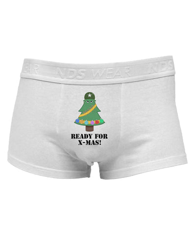 Christmas Tree - Ready for X-Mas Mens Cotton Trunk Underwear-Men's Trunk Underwear-TooLoud-White-Small-Davson Sales