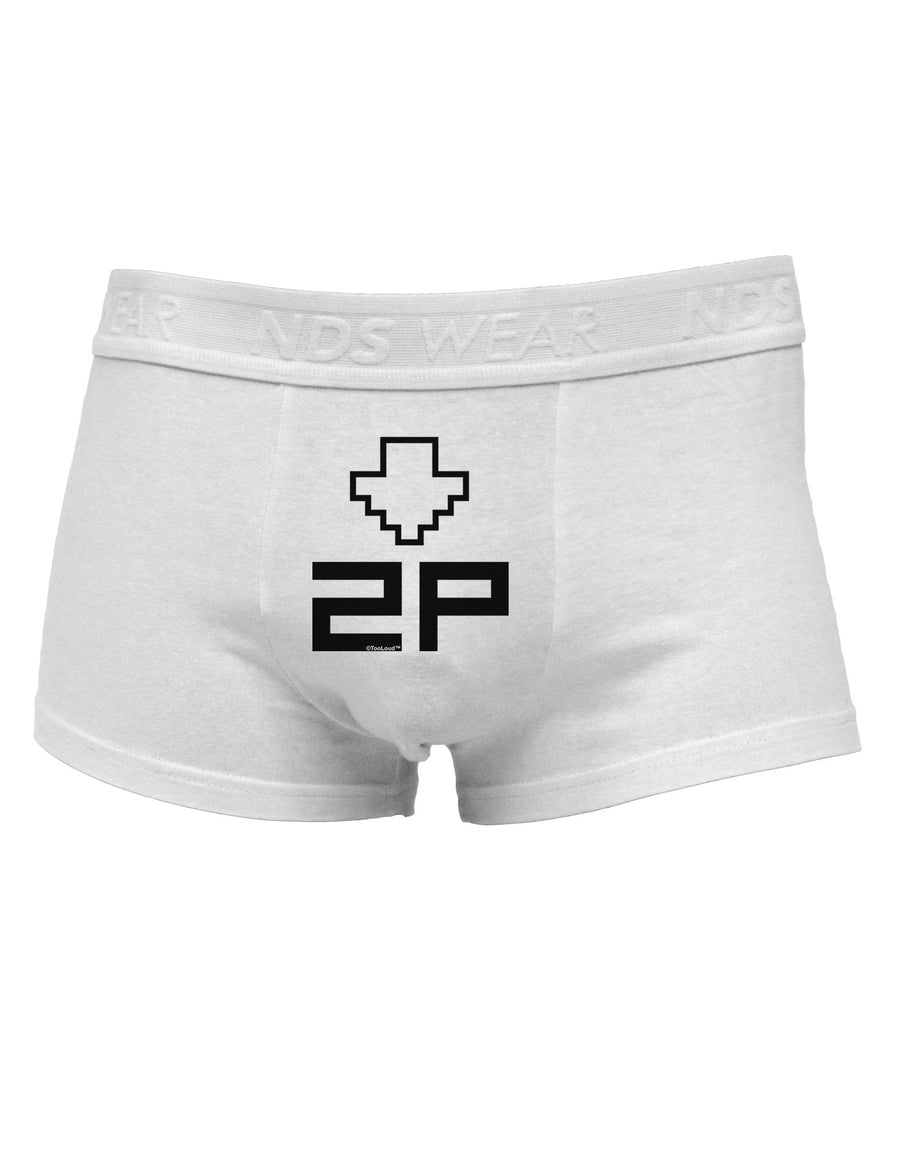 Player Two Selection Icon Mens Cotton Trunk Underwear-Men's Trunk Underwear-NDS Wear-White-Small-Davson Sales