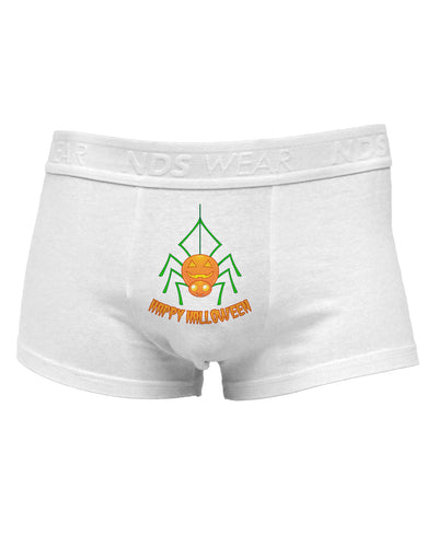 Cute Pumpkin Spider - Happy Halloween Mens Cotton Trunk Underwear-Men's Trunk Underwear-TooLoud-White-Small-Davson Sales