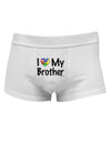 I Heart My Brother - Autism Awareness Mens Cotton Trunk Underwear by TooLoud-Men's Trunk Underwear-NDS Wear-White-Small-Davson Sales