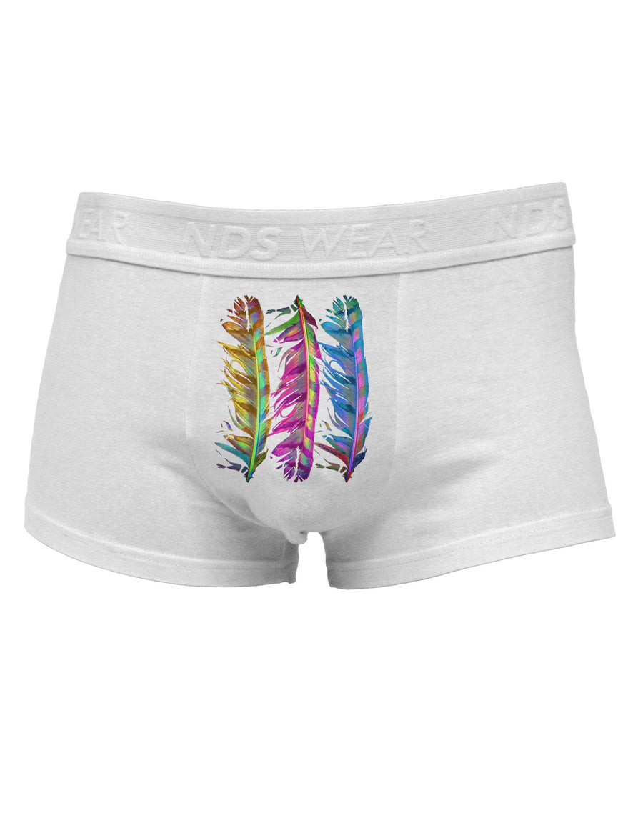 Magic Feathers Mens Cotton Trunk Underwear-Men's Trunk Underwear-NDS Wear-White-Small-Davson Sales