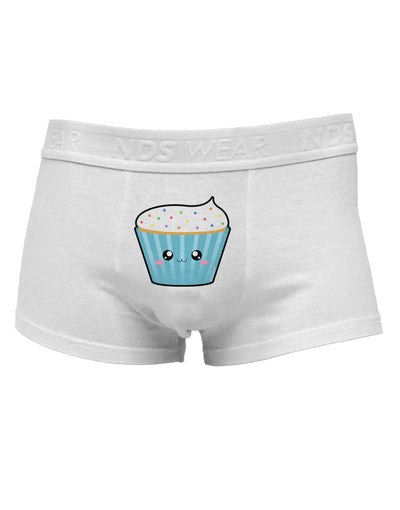 Cute Cupcake with SprinklesMens Cotton Trunk Underwear by TooLoud-Men's Trunk Underwear-TooLoud-White-Small-Davson Sales