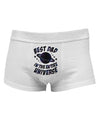 Best Dad in the Entire Universe - Galaxy Print Mens Cotton Trunk Underwear-Men's Trunk Underwear-NDS Wear-White-Small-Davson Sales
