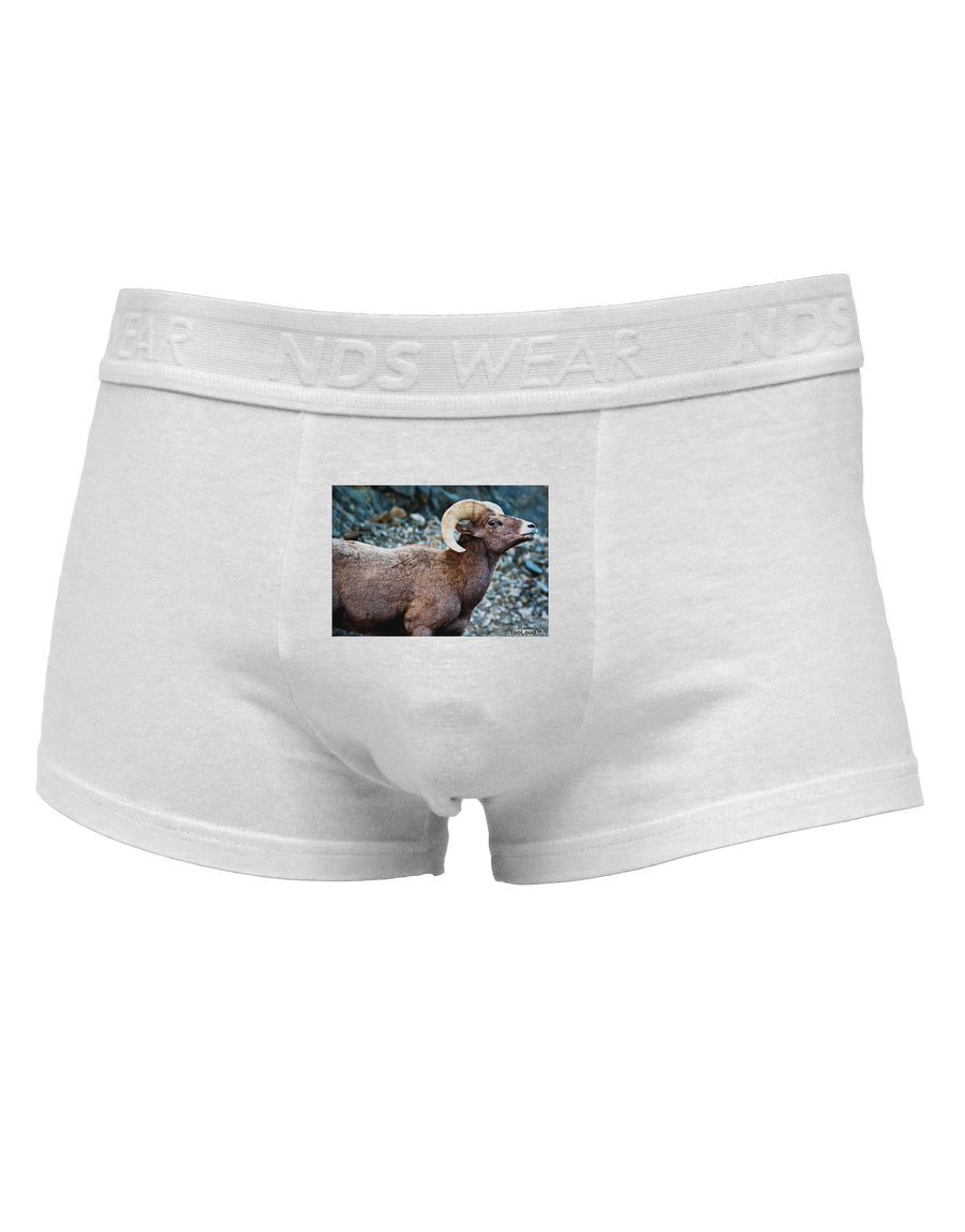 Wide Eyed Big Horn Mens Cotton Trunk Underwear-Men's Trunk Underwear-NDS Wear-White-Small-Davson Sales