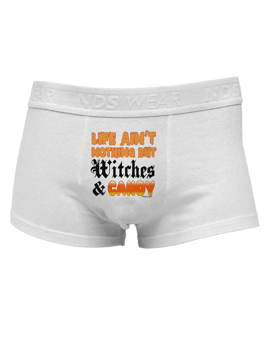 TooLoud Witches and Candy Color Mens Cotton Trunk Underwear-Men's Trunk Underwear-NDS Wear-White-Small-Davson Sales