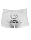 I'm not Shy I'm Just Social Distancing Mens Cotton Trunk Underwear-Men's Trunk Underwear-NDS Wear-White-Small-Davson Sales