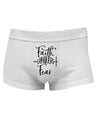 Faith Conquers Fear Mens Cotton Trunk Underwear-Men's Trunk Underwear-NDS Wear-White-Small-Davson Sales