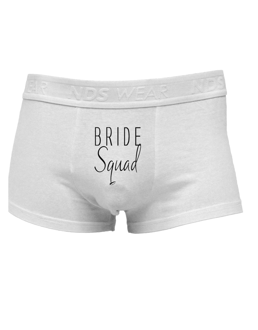 TooLoud Bride Squad Mens Cotton Trunk Underwear-Men's Trunk Underwear-NDS Wear-White-Small-Davson Sales