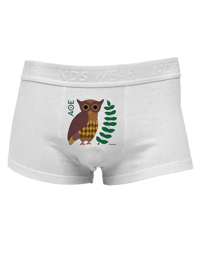 Owl of AthenaMens Cotton Trunk Underwear by TooLoud-Men's Trunk Underwear-NDS Wear-White-Small-Davson Sales