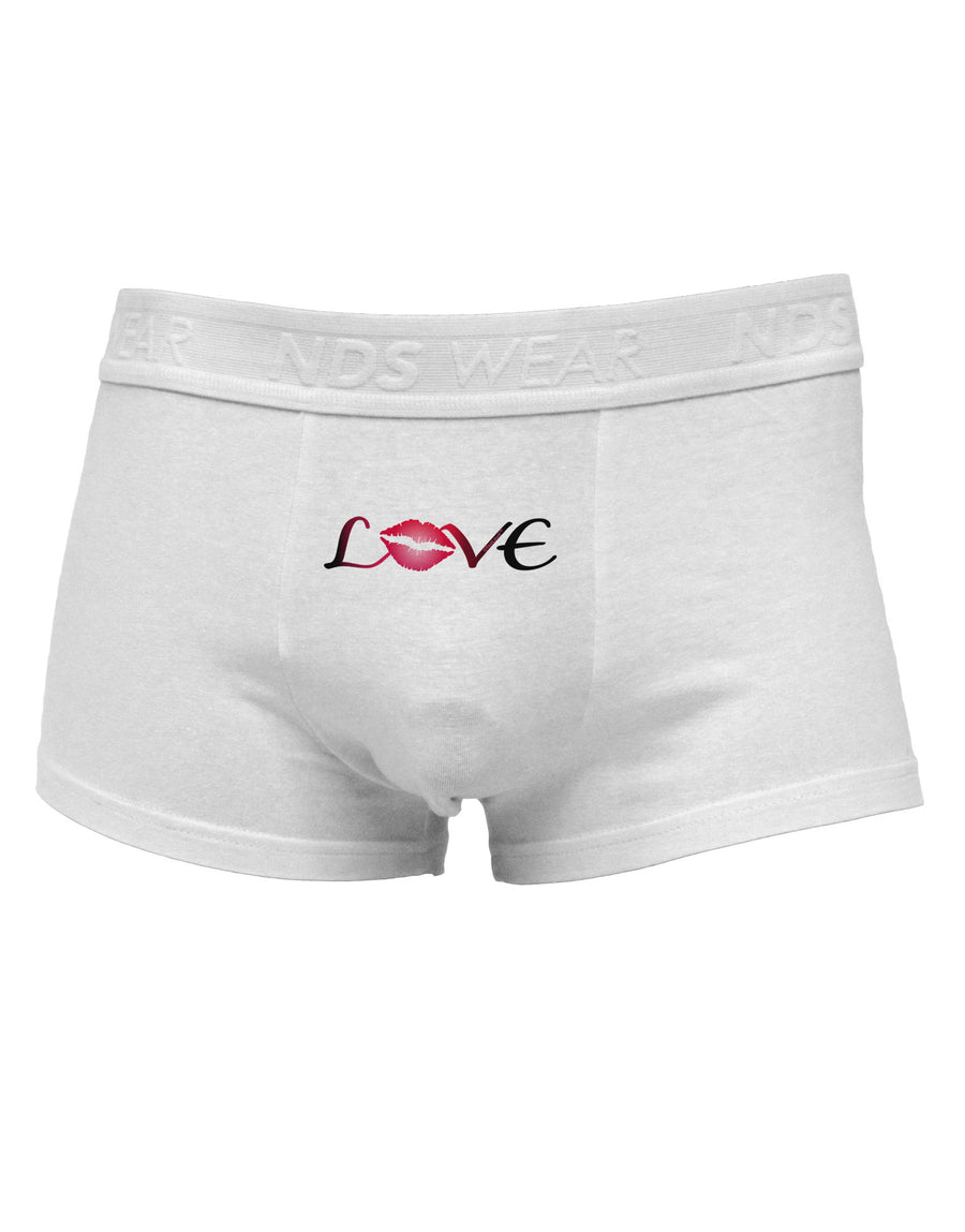 Love Kiss Mens Cotton Trunk Underwear-Men's Trunk Underwear-NDS Wear-White-Small-Davson Sales