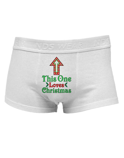 This One Loves Christmas CuteMens Cotton Trunk Underwear-Men's Trunk Underwear-NDS Wear-White-Small-Davson Sales