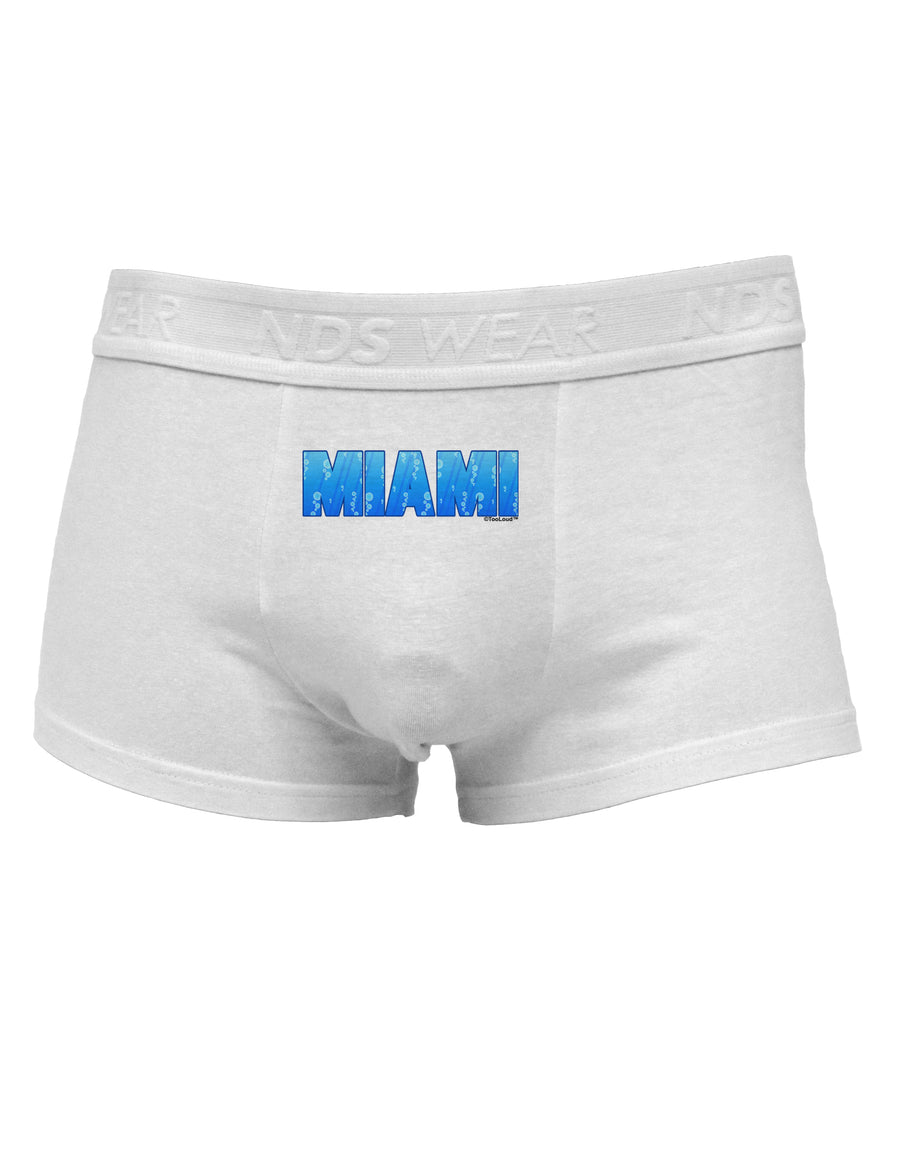 Miami Ocean Bubbles Mens Cotton Trunk Underwear by TooLoud-Men's Trunk Underwear-NDS Wear-White-Small-Davson Sales