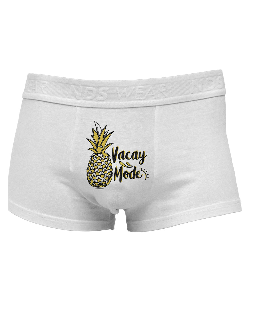 Vacay Mode Pinapple Mens Cotton Trunk Underwear-Men's Trunk Underwear-NDS Wear-White-Small-Davson Sales