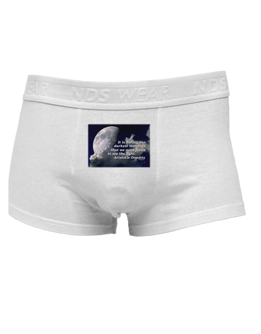 Our Darkest Moments Mens Cotton Trunk Underwear-Men's Trunk Underwear-NDS Wear-White-Small-Davson Sales